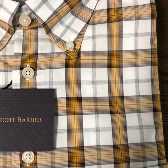 Scott Barber Plaid Button Down . - Picture 3 of 3